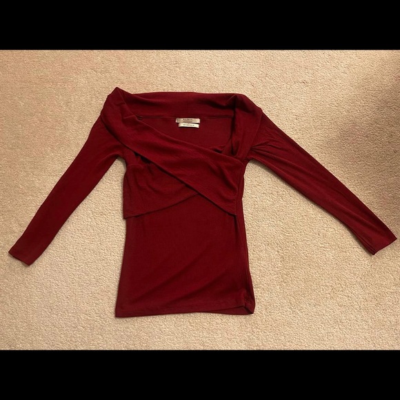 Pull&Bear Women’s Red Long Sleeve Blouse - Picture 2 of 2